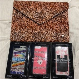 wildflower phonecases 6/7/8 +and laptop 13-14 inch